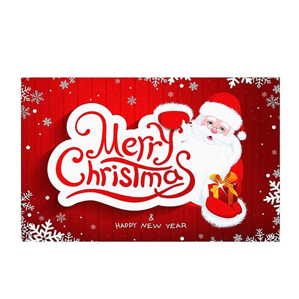 Mat Living Room Bedroom Xmas Home Decor Christmas Decoration Corridor Carpet Door Mat Hallway Mat