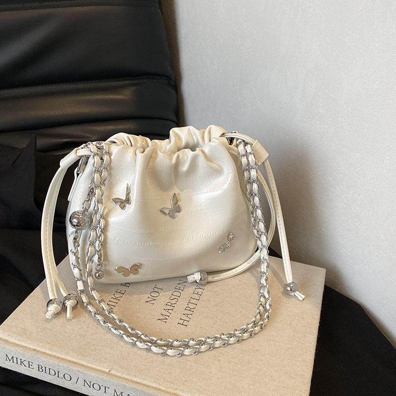 

Fashi Sold PU String Shoulder Bags Brand Bow Large Capacity Sweet Bags for Women 2026 High Quality Versatile Women s Handbags білий