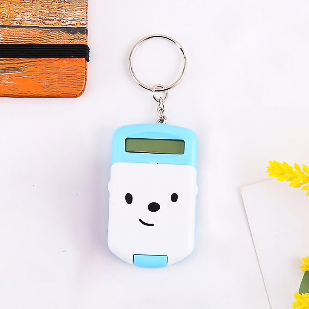 Small Calculator Cute Beautiful Safe Odorless Portable Calculator Calculation Tool for Students Children Blue