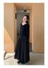 Jiu'er 7-Color Bowknot V-Neck Knitwear - Women's Versatile Solid Base Layer 0677