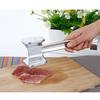 Durable Aluminum Meat Tenderizer Hammer With Dual Sides For Beef And Chicken Preparation
