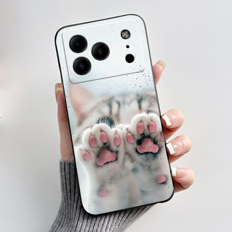 Para Carcasa Doogee Note56 Para Funda de Teléfono Doogee Note 56 Estética Lujo Lindo Genial Niño Niñas Negro Mate Silicona Suave Cubierta Trasera