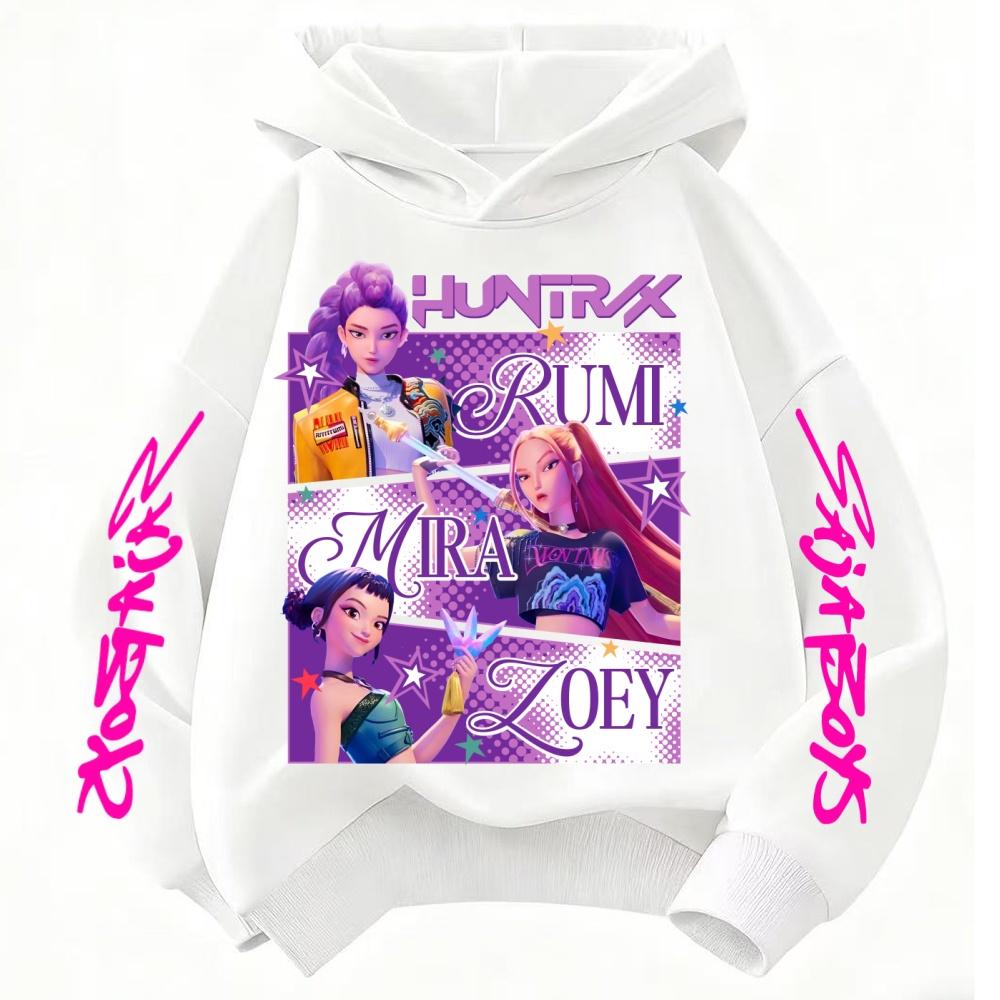 KPop Demon Hunters Hoodie Kids Clothes Princess Girls Clothing Fashion Boys Clothes Spring Autumn Sweatshirt Child Tops