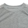 Casual 2025 Bow Lace Patchwork Long Sleeve Hoodie by Hundred Percent Clothing