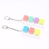 1Pcs Boys Girls Anti Stress Finger Keyboard Games Keychain Without Light 9 Keyboard Key Toy For Adults Antistress Toys