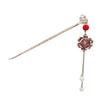 Ancient Hanfu Style Pearl Tassel Lily of the Valley Hairpin for Women