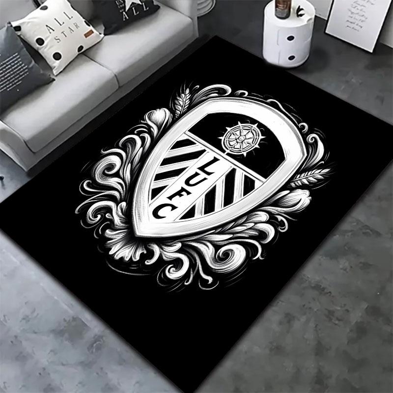 Leeds United Football Club Carpet Rug for Living Room Bedroom Home Sofa Decoration,Kids play Non-slip Floor Mat