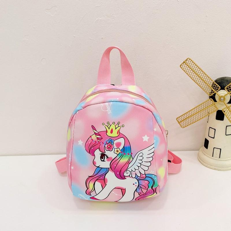 Chaofan Children'S Bag Cute Cartoon Pony Boys And Girls Small Schoolbag Foreign Style Printing Children'S Backpack