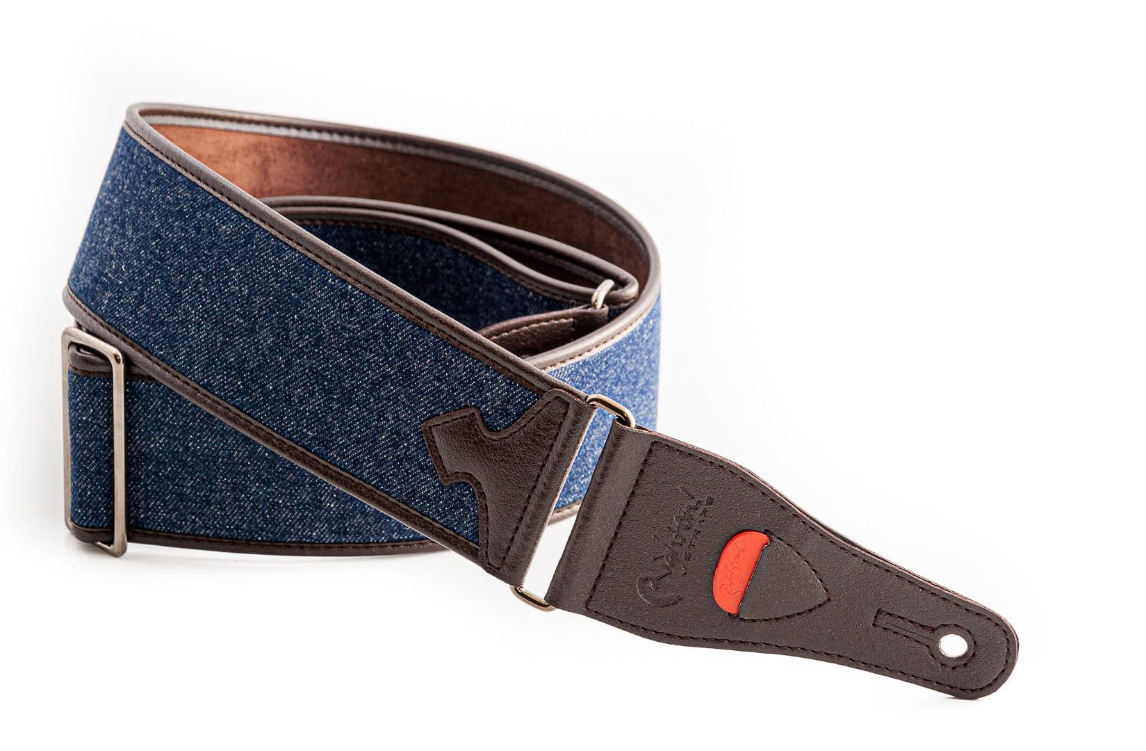 

STRAPS Guitar Strap Width Length DENIM Blue RightOn! 6cm, 95~150cm