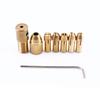 1Set8pcs 0.5mm3mm Small Electric Drill Bit Collet Micro Mini Twist Drill Tool