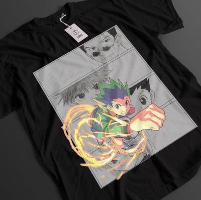 Hunter X Hunter Shirt Gon Freecss T-Shirt Killua Top HxH Hisoka Anime Unisex Tee