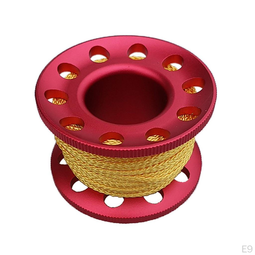 Scuba Diving Reel Snorkeling Safety Handle Spool Gray