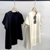 Women's Summer Loose-Fit Solid Color Simple Plus Size Short-Sleeve T-Shirt with A-Line Hem and Flare-Out Silhouette for A Flattering Look
