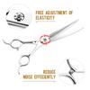7.5-Inch Curved Magic Tooth Scissors, Pet Trimming Scissors, Thin Scissors, Professional-Grade Pet Division Special