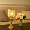 Modern European Style Crystal Candle Holder Luxury Vintage Candlestick Shiny Romantic Gold Candelabra Christmas Decor