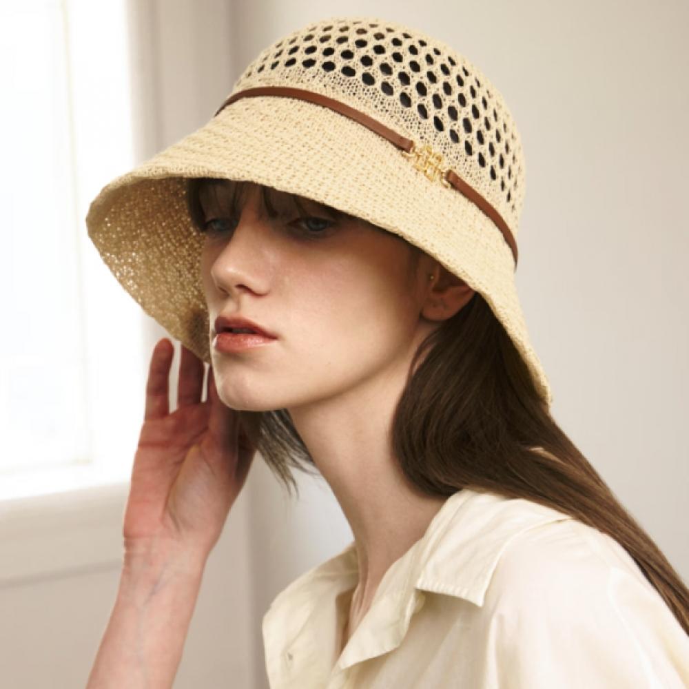 Daks Brown Knit Blend Summer Bucket Hat Dche6e251w2 Single option