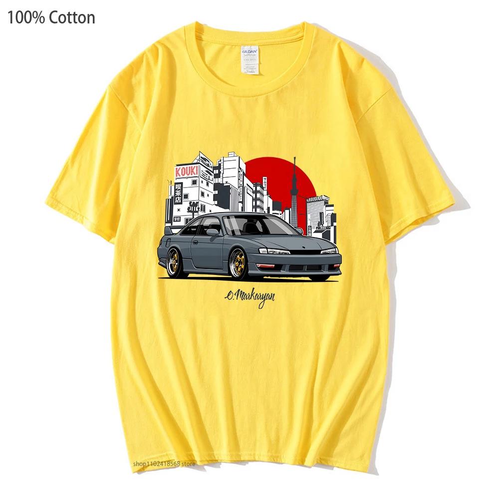 

Anime Initial D JDM Automobile T-Shirts Racing Car Mazda RX7 Tshirts Men Tees Women Tops Fashion Streetwear Cotton T Shirt 3XL