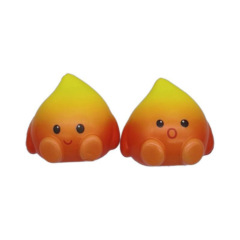 

Newcomer 0.01 Spark Elf Smiling Fireman Stress Ball Squinting Fireman - 1 Piece