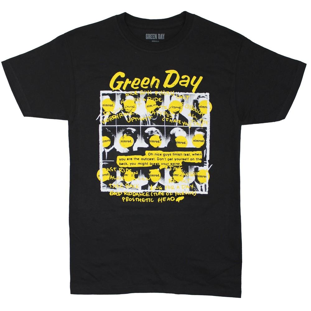 Green Day Nimrod T-shirt XXX-Large Black Unisex T-Shirt XL