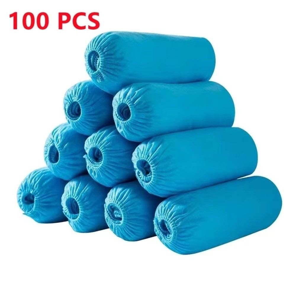 Wear Resistant Disposable Shoe Covers Non-woven Fabric Waterproof Overshoes Dustproof Home Office Workplace Reusable