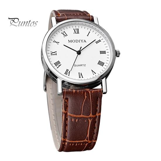 Men Dress Watch Watches Chronograph Casual Analog Quartz Movement Belt Strap Wristwatch Gift for Boyfriend Father Sleek