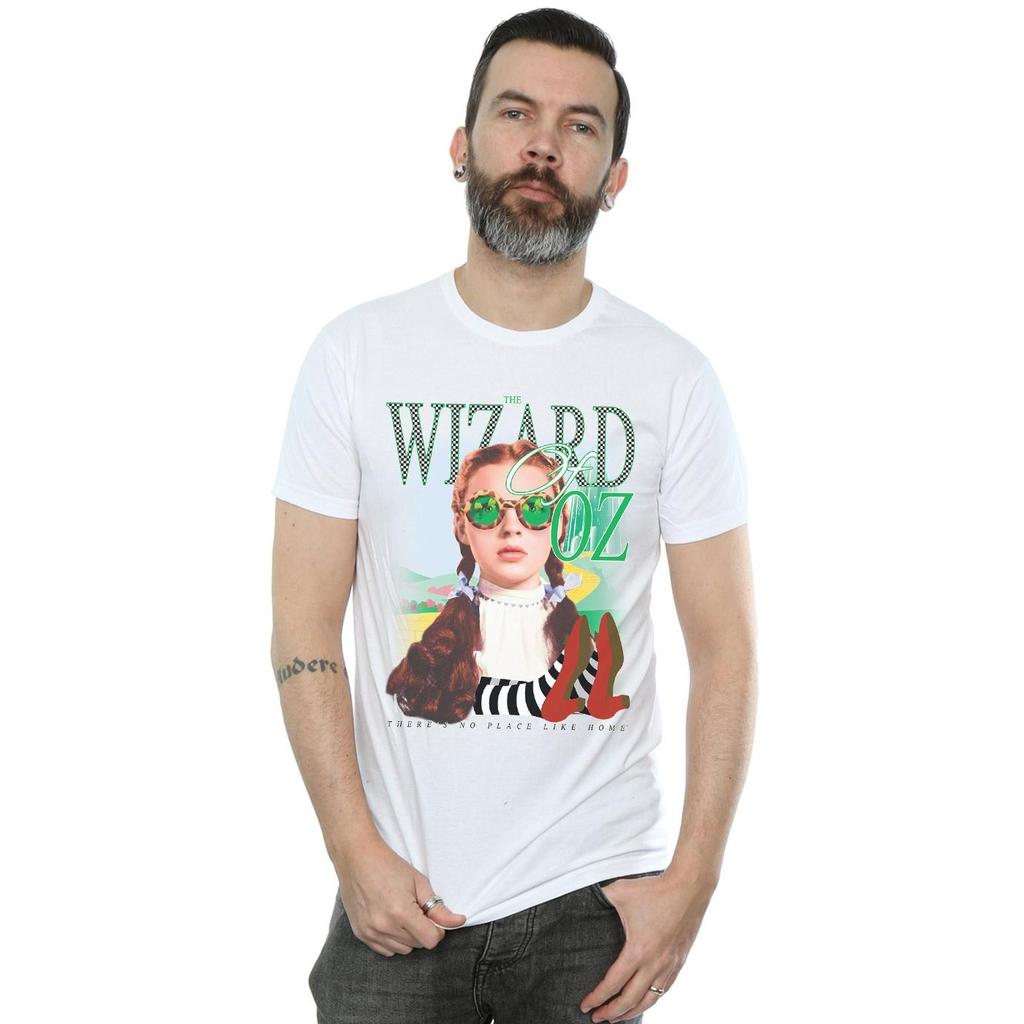 The Wizard Of Oz Mens No Place Checkerboard T-Shirt