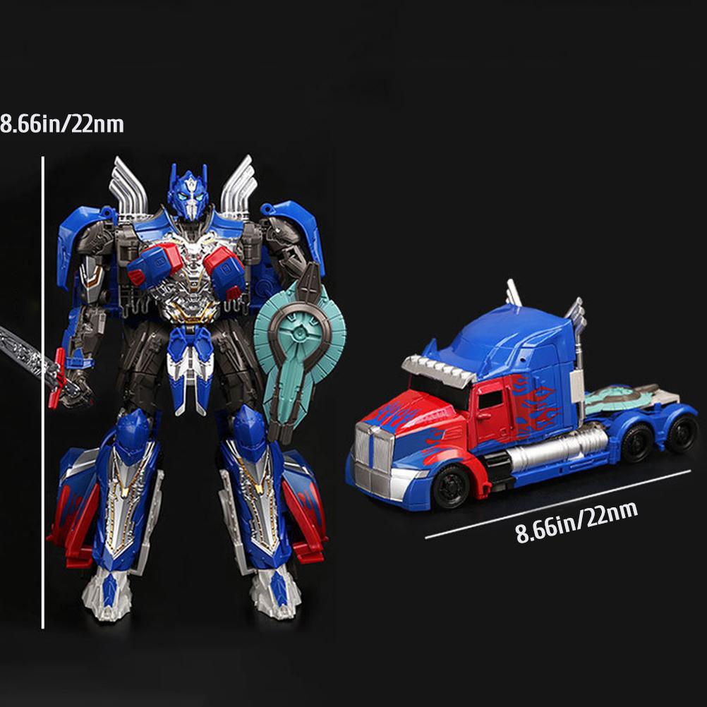 Manual Deformation Robot Car Toys Model for Kids Portable Alloy Deformation Action Figure Ornaments for Birthday and Party