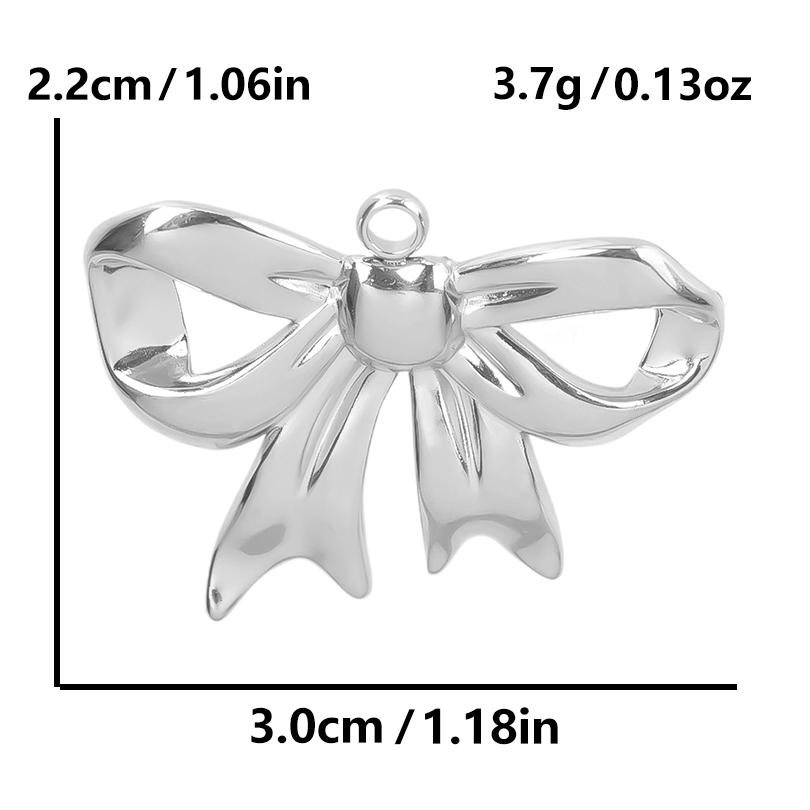 6pcs Breloque Acier Inoxydable Stainless Steel Music Note Flower Charms For Jewelry Making Supplies Heart Pendant Diy Materials