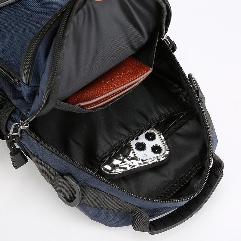 Herren Outdoor Brusttasche Multifunktionale Umhängetasche Große Kapazität Schultertasche