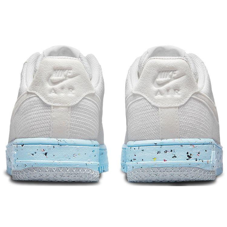 Nike Buty damskie Air Force 1 Crater Flyknit Pure Platinum Białe DC7273-100