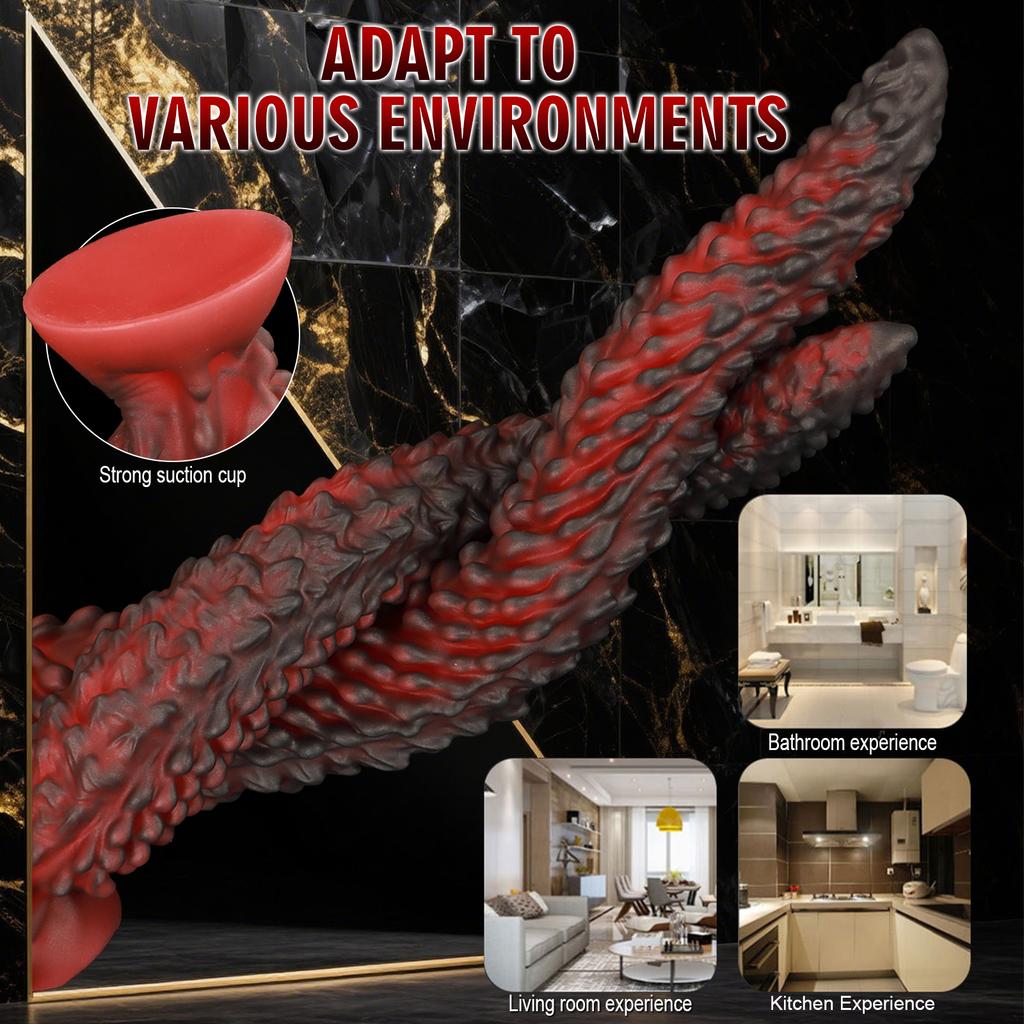 New Alien Tentacle Anal Plug Long Thick Dildo Spiral Silicone Large Butt Plug Suction Cup Anal Toy G Spot Clitoris Stimulator Dilator Adult Toy Unisex