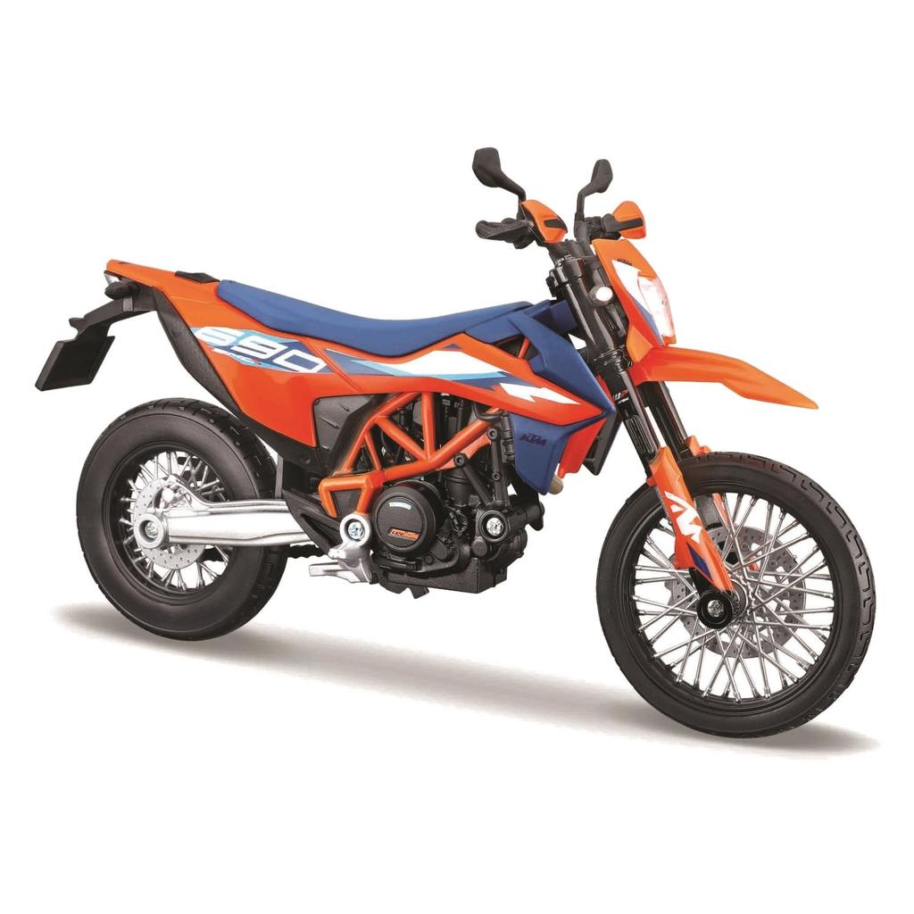 Maisto KTM 690 SMC R 2023 Mini auto Odlévané auto Kolo Motocykl Hotový výrobek 23094 1/12
