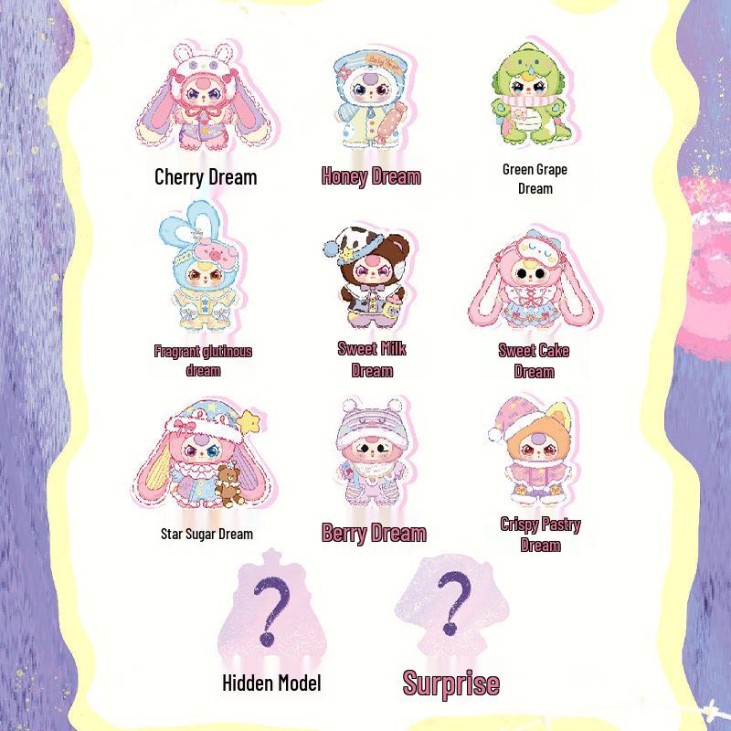 Xiaohongshu Lyla Plush Blind Box Toy - Second Generation Backpack Pendant & Home Decoration