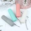 Travel Toothbrush Cup Box Round Plastic Portable Toothpaste Holder Home Organizer Storage Case Stand Bathroom Accessories