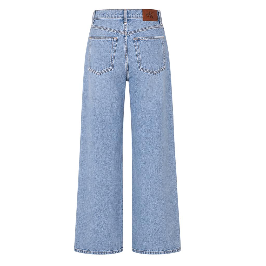 Calvin Klein Kadın Geniş Bacak Kot Pantolon