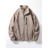 Fleece Jacket for Men, Autumn and Winter, Stand-Up Collar, American-Style Cardigan, Zip-Up Jacket, Sweatshirt, Foreign Trade Men's Fleece Clothing