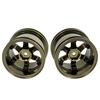 1.9x1.7 Inch 6-spoke Wheels for WR-02CB & GF-01CB (2) [Eagle Model] [#WR02-CB-6S-U] (BZ)