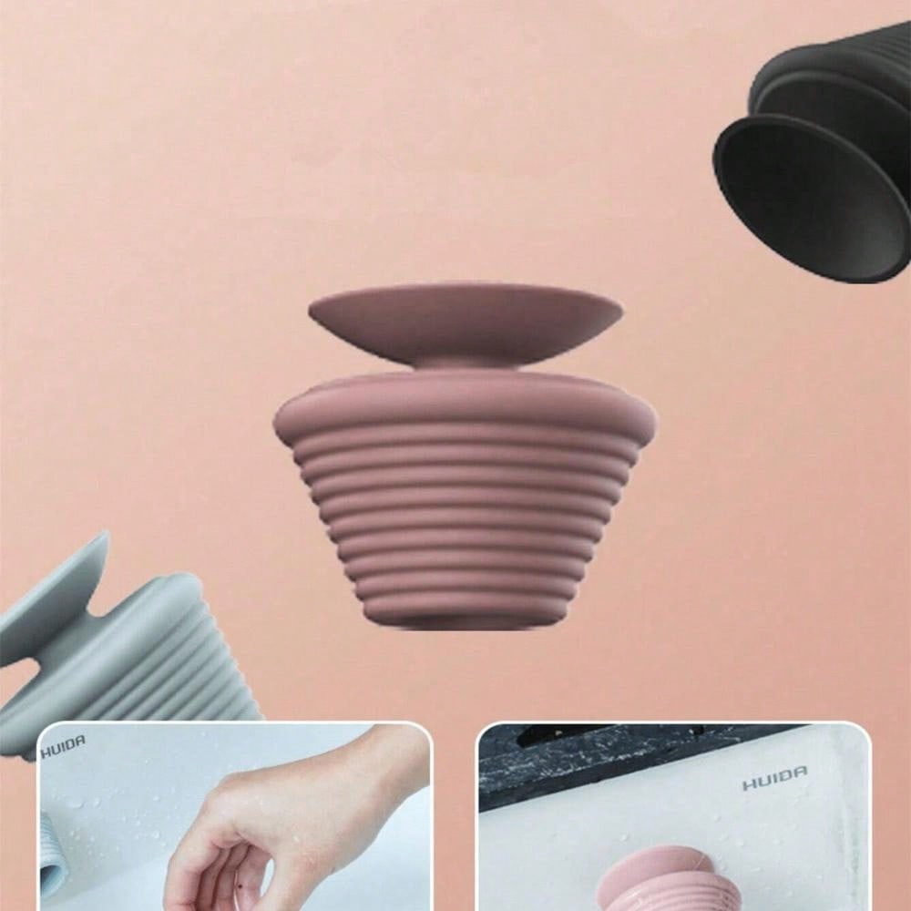 Universal Rubber Bathtub Drain Stopper Pink for Kitchen, Bathroom, Laundry, Basin, Bathtub, Sink