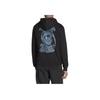 adidas Originals Egaron Solid Color Printed Hoodie Men Hoodies Black HL9243