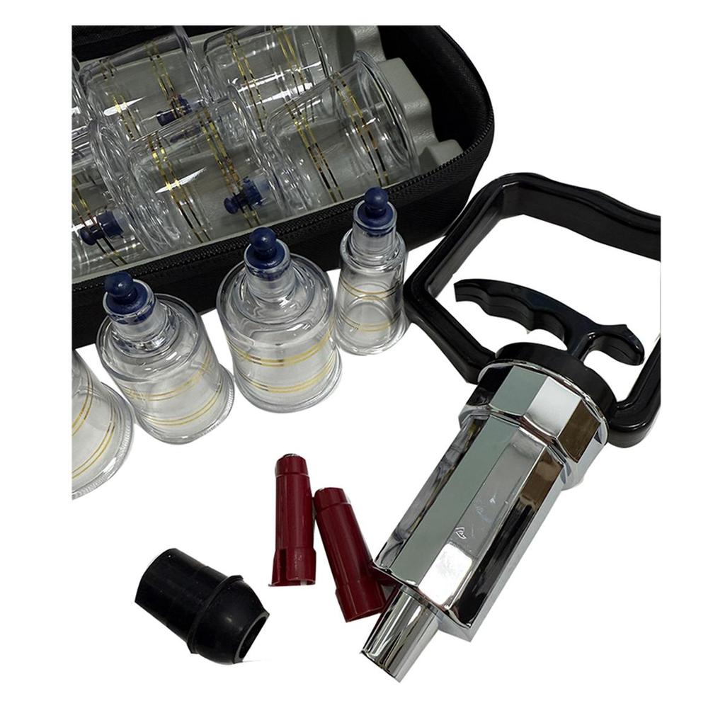 10 PCs Portable Cupping Therapy Set  Plastic Suction Cups Kit for Pain Relief, Muscle Relax, Body Massage