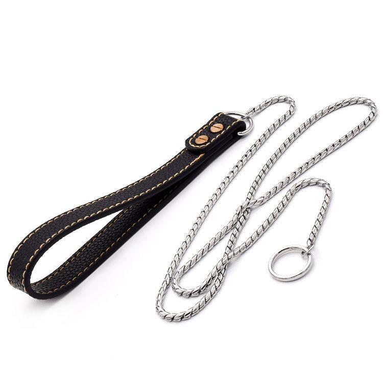 Race Grade Dog Snake Chain P Chain Collar Traction Stainless Steel Pet Integrated Traction
