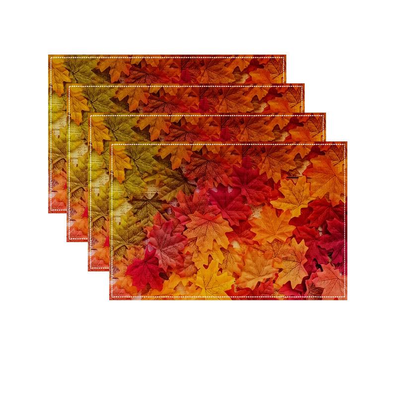 Heat-Resistant Stain-Proof Linen Party Placemats - Festival Collection
