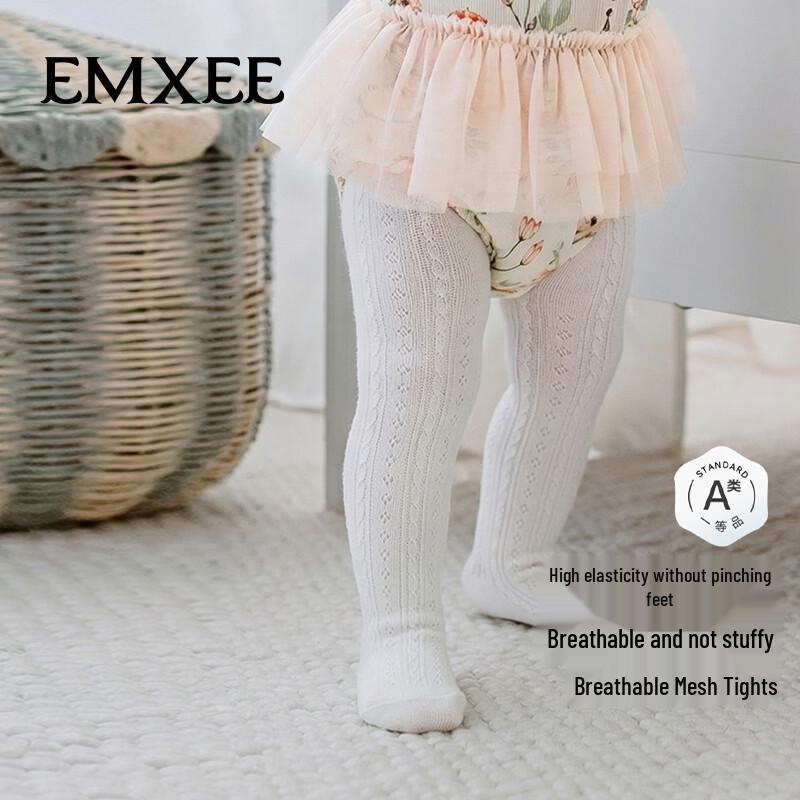 EMXEE Girls  Summer Thin Breathable Tights 12-14