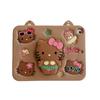 Soft Silicone IPad Case 10.2 9th Gen Air 3 4 5 6 Pro 11 Cartoon KT Cat Beach Design With 360 Rotating Stand Pen Slot