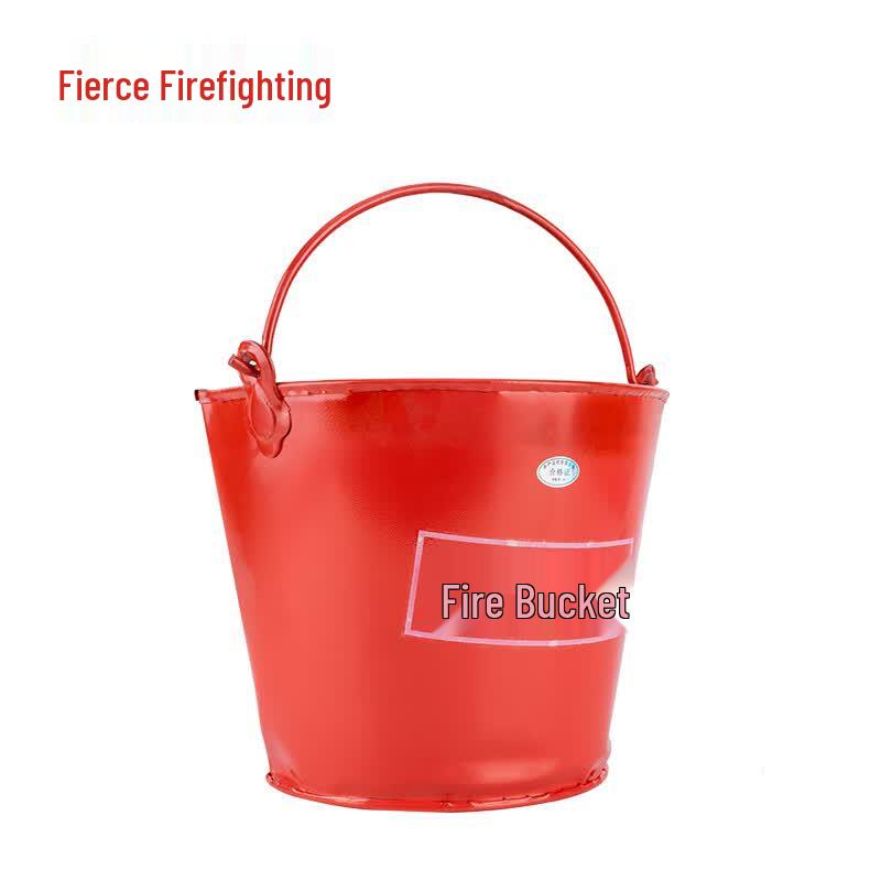 Semi-Circular Iron Fire Sand Bucket