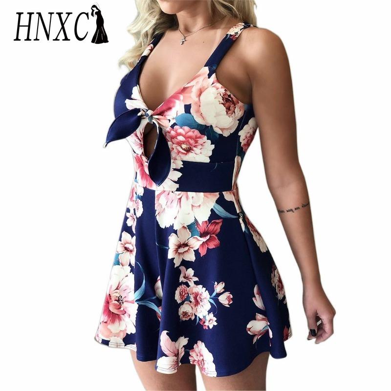 HNXC ქალთა მოდა შემთხვევითი სოლიდური პრინტი საზაფხულო გაზაფხულზე უსახელო შარვალი კომბინეზონები და რომპერები