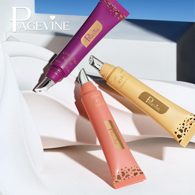 Cooling Mint Tinted Lip Balm Hydrating Moisturizing Pearl Lip Glaze