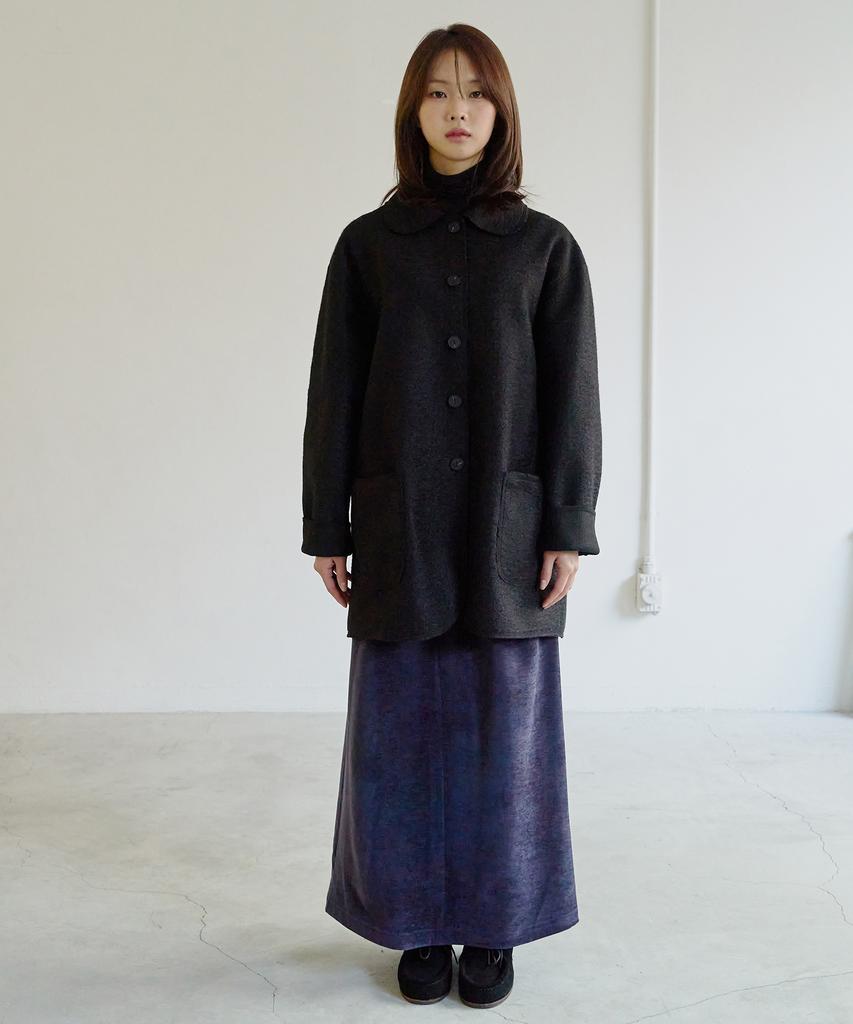 JULIAPEPE Woolly Cozy Coat (Black)