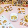 100PCS Stationery Children Sticker Cartoon Capybara Water Cup Decal  Birthday Gift
