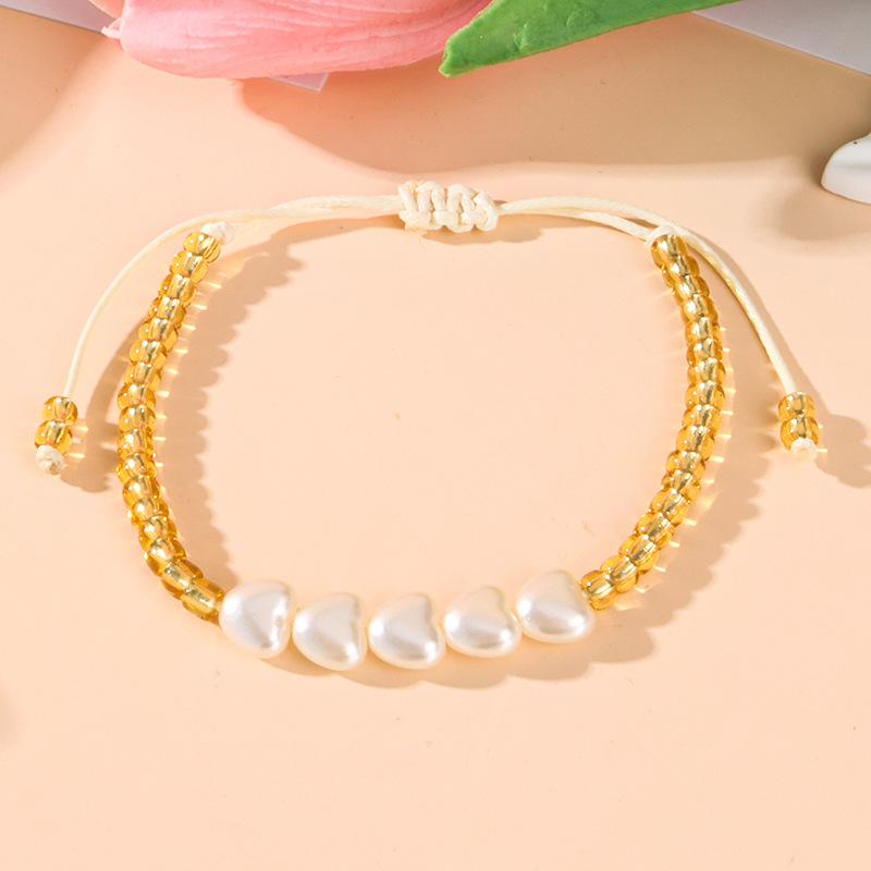 Baroque pearl bracelet new arrival beaded bracelet special-shaped pearl braided bracelet